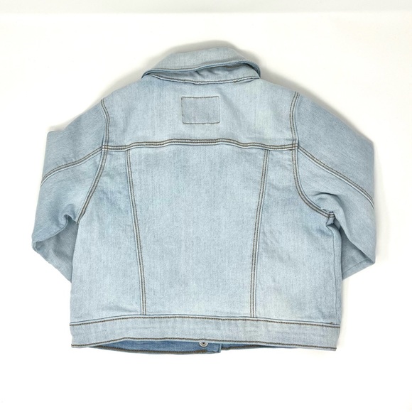 Old Navy Light Wash Trucker Denim Jean Jacket Size 4T - Picture 3 of 8